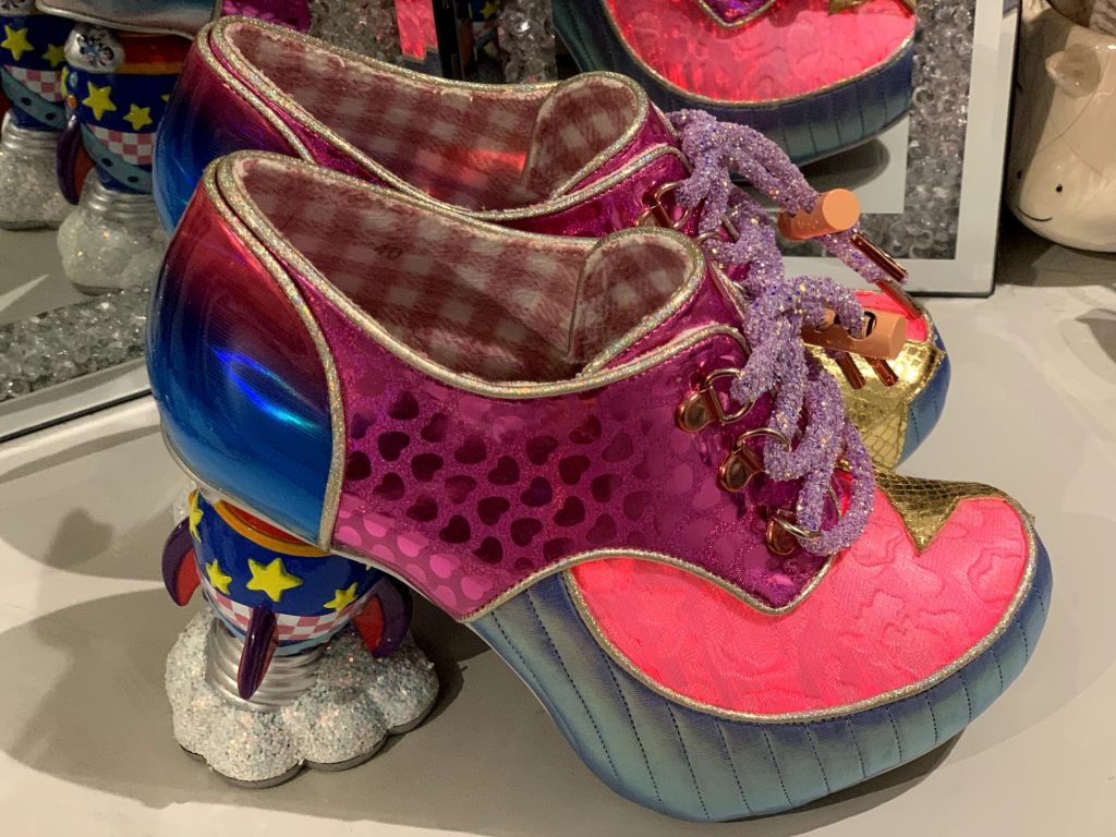 Irregular Choice Space Race Racket Space Station Character Heel 