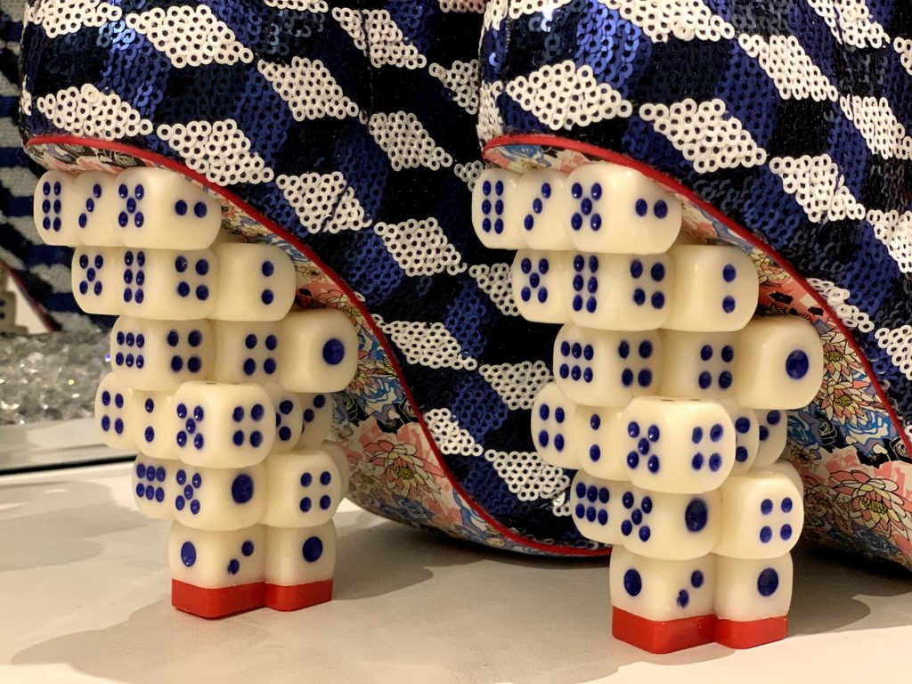 Irregular Choice Poker Joker Dice Heel Charachter Pink Blue Bring Back