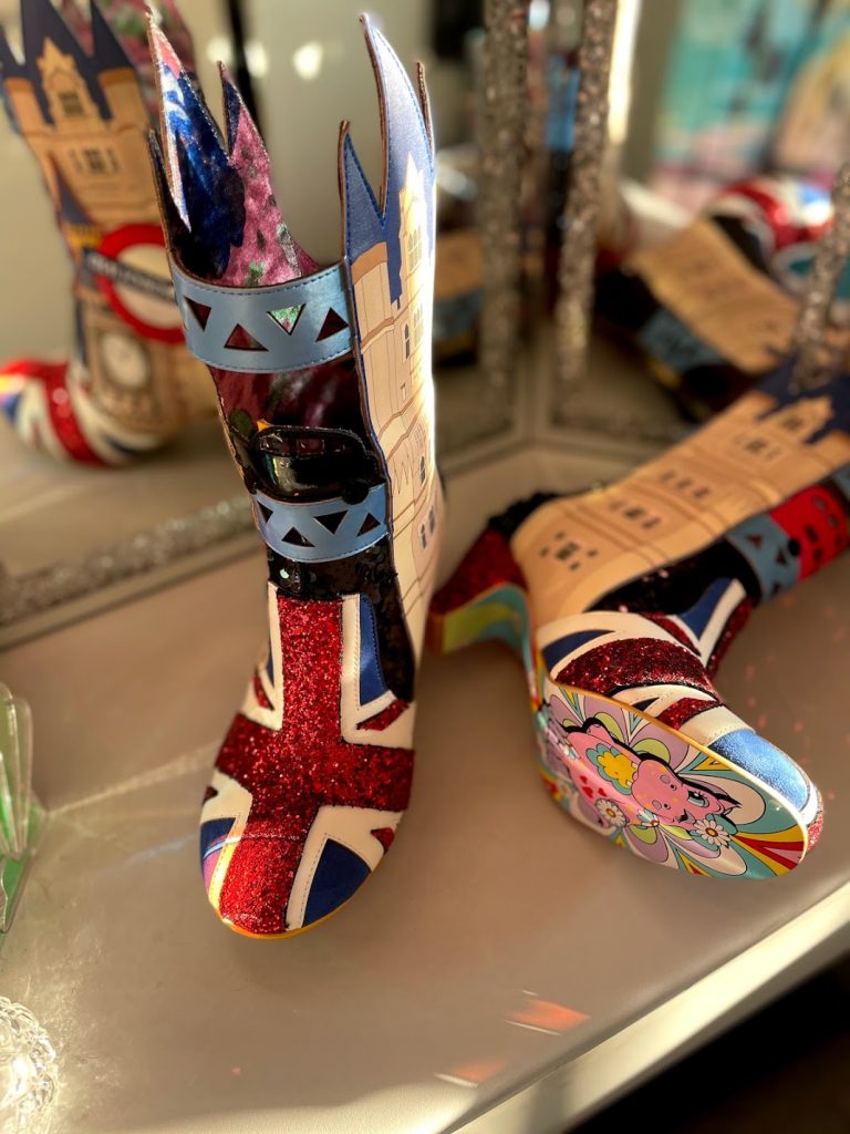 Irregular Choice Big Day Out London boot union jack Carnaby Street