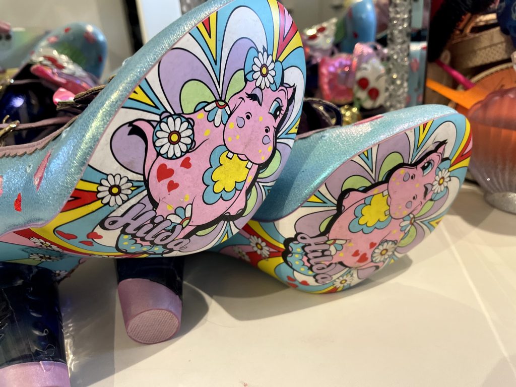 Irregular Choice Tiffin tea time garden party shoes donut cake