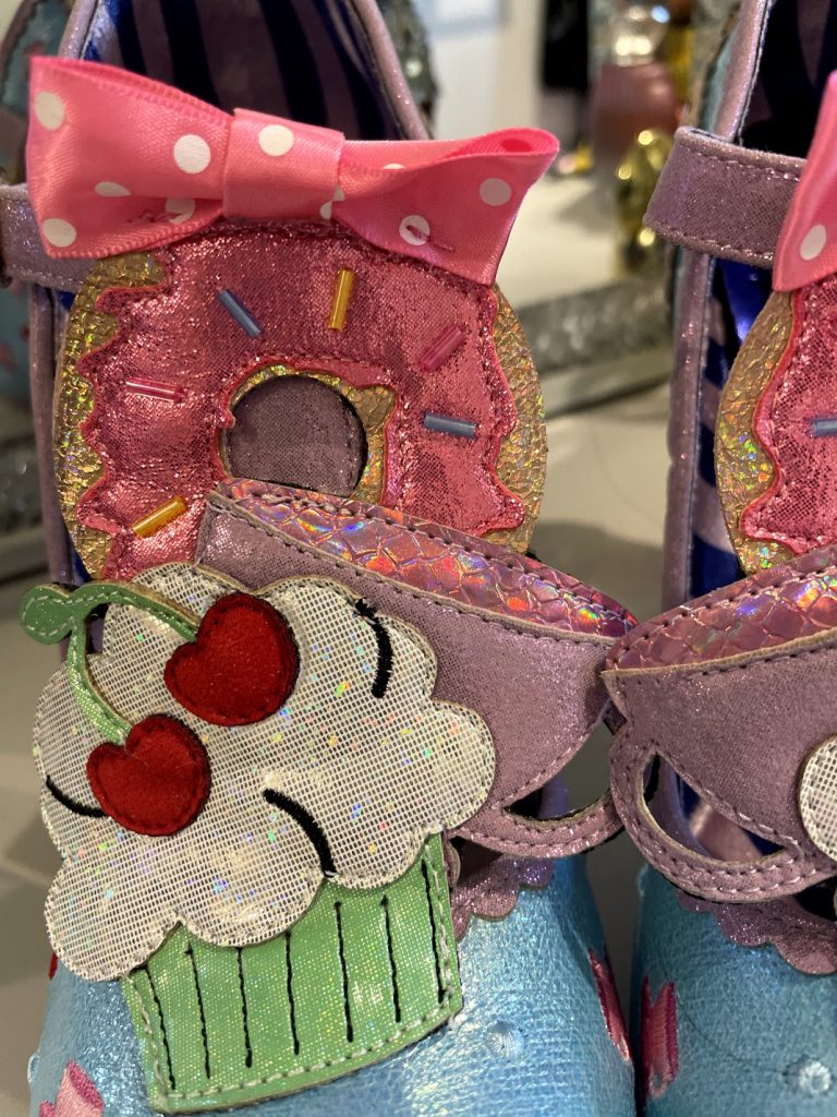 Irregular Choice Tiffin tea time garden party shoes donut cake