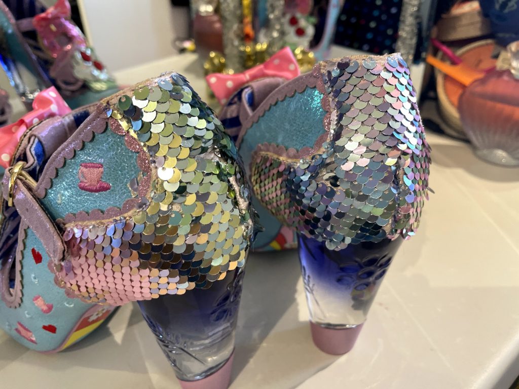Irregular Choice Tiffin tea time garden party shoes donut cake