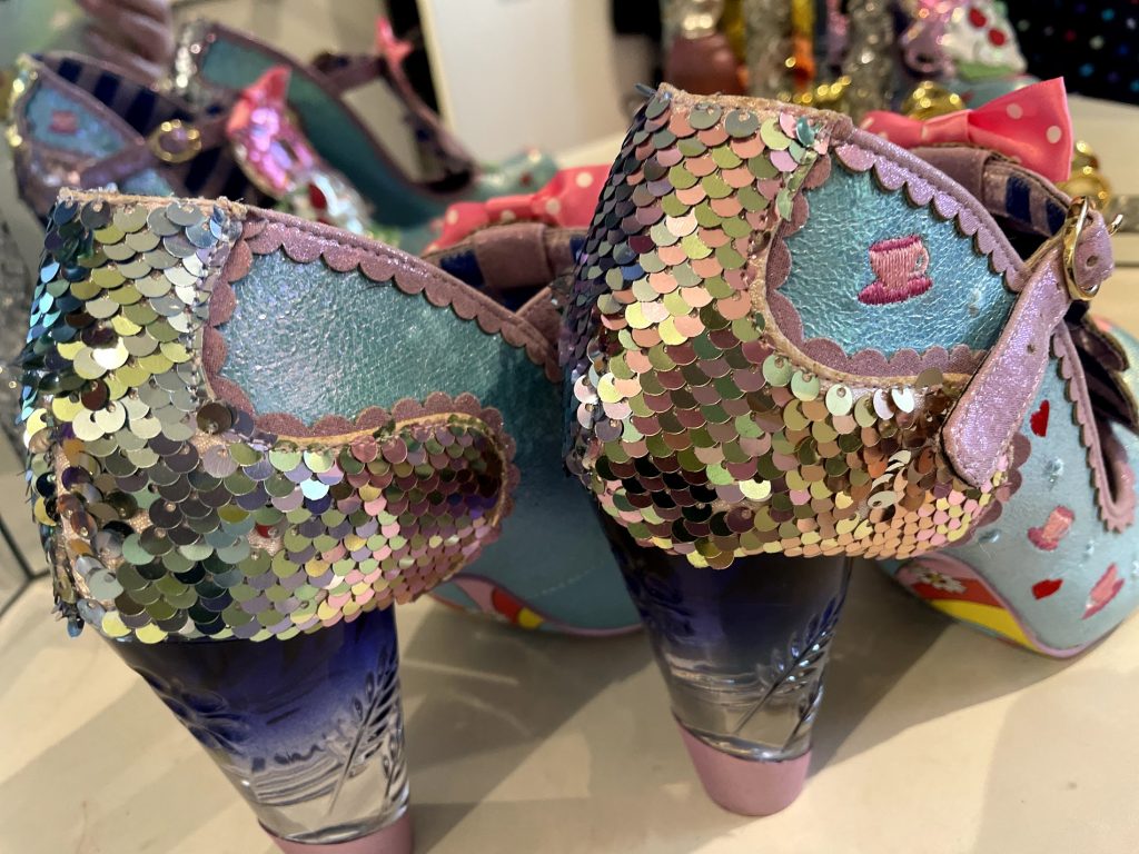 Irregular Choice Tiffin tea time garden party shoes donut cake