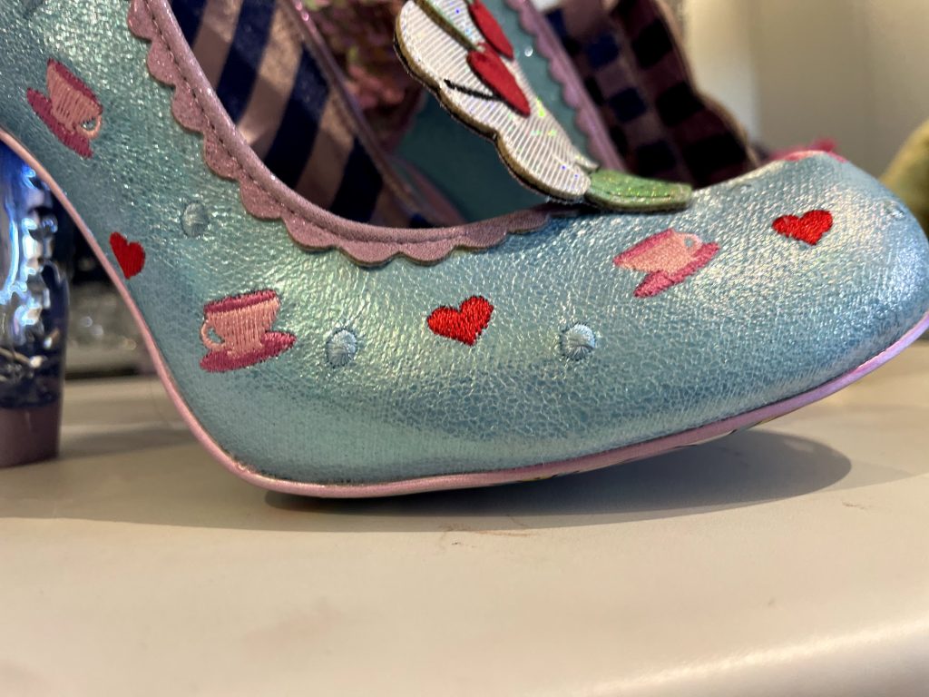 Irregular Choice Tiffin tea time garden party shoes donut cake